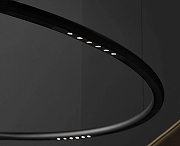 Подвесной светильник Italline IT013-6022 IT013-6022 black 3000K цвет плафона/подвески Черный, цвет арматуры Черный-3