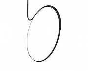 Светильник на штанге Italline IT013-6025 IT013-6025 black 3000K цвет плафона/подвески Белый, Черный, цвет арматуры Черный-2