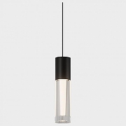 Подвесной светильник Italline IT014-0204 IT014-0204 black цвет плафона/подвески Прозрачный, Черный, цвет арматуры Черный