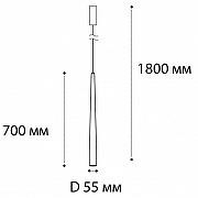 Подвесной светильник Italline IT03-1428 IT03-1428 coffee цвет плафона/подвески Коричневый, цвет арматуры Коричневый-5