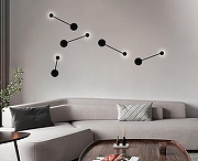 Накладной светильник Italline IT03-1436 IT03-1436 black цвет плафона/подвески Черный, цвет арматуры Черный-3