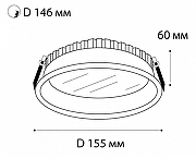 Встраиваемый светильник Italline IT06-6013 IT06-6013 black 4000K цвет Черный-1