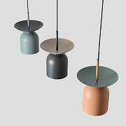 Подвесной светильник Imperiumloft JESS JESS01 цвет плафона/подвески Розовый, цвет арматуры Синий-2