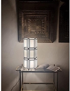 Настольная лампа Covali JNL-23772 цвет плафона/подвески Белый, Латунь, цвет арматуры Латунь-2