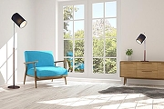Торшер Arti Lampadari Julia Julia E 3.1.1 BR цвет плафона/подвески Черный, цвет арматуры Коричневый, Хром-1