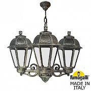 Подвесной светильник Fumagalli Saba K22.120.S30.BXF1R цвет плафона/подвески Прозрачный, цвет арматуры Бронза-1