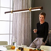 Подвесной светильник Imperiumloft KEMI KEMI01 цвет плафона/подвески Белый, Коричневый, цвет арматуры Белый-11