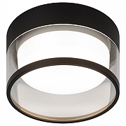 Встраиваемый светильник Эра KL82 BK цвет плафона/подвески Прозрачный, цвет арматуры Черный