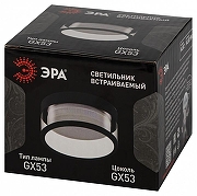 Встраиваемый светильник Эра KL82 BK цвет плафона/подвески Прозрачный, цвет арматуры Черный-6