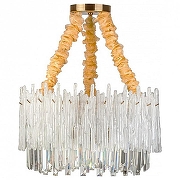 Подвесной светильник L'Arte Luce L05010 цвет плафона/подвески Белый, Прозрачный, цвет арматуры Золото-1