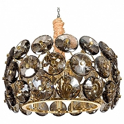 Подвесной светильник L'Arte Luce L06308 цвет плафона/подвески Светло-серый, цвет арматуры Золото-1