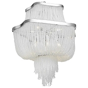 Подвесной светильник L'Arte Luce L09108 цвет плафона/подвески Прозрачный, цвет арматуры Хром