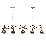 Подвесной светильник L'Arte Luce Br1gg L13505.86 цвет плафона/подвески Белый, цвет арматуры Бронза