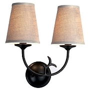 Бра L'Arte Luce Chalet L17822.03 цвет плафона/подвески Бежевый, цвет арматуры Коричневый