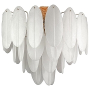 Подвесной светильник L'Arte Luce L24809.92 цвет плафона/подвески Белый, цвет арматуры Золото