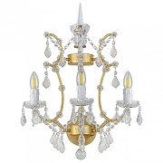 Бра L'Arte Luce L27923.90 цвет плафона/подвески Прозрачный, цвет арматуры Золото-1