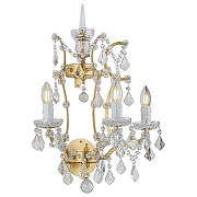 Бра L'Arte Luce L27923.90 цвет плафона/подвески Прозрачный, цвет арматуры Золото-2