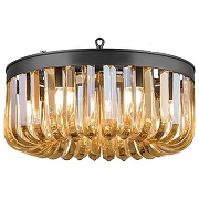 Подвесной светильник L'Arte Luce L28706 цвет плафона/подвески Оранжевый, цвет арматуры Черный