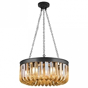 Подвесной светильник L'Arte Luce L28706 цвет плафона/подвески Оранжевый, цвет арматуры Черный-1