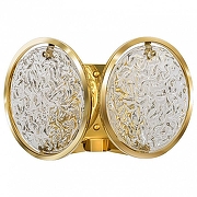 Бра L'Arte Luce L34122 цвет плафона/подвески Прозрачный, цвет арматуры Золото-1