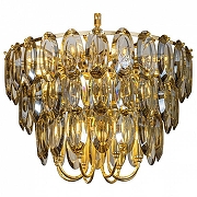 Подвесной светильник L'Arte Luce L35820 цвет плафона/подвески Светло-серый, цвет арматуры Золото