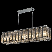 Светильник на штанге iLamp Panorama L4688-91 CR цвет плафона/подвески Прозрачный, цвет арматуры Хром