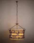 Подвесной светильник Manne L.7600 L.7600-4BR (MD95725/6) цвет плафона/подвески Бежевый, Коричневый, цвет арматуры Бронза-2