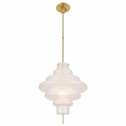 Подвесной светильник L'Arte Luce L90002 цвет плафона/подвески Белый, цвет арматуры Медь-1