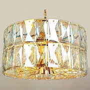 Подвесной светильник Abrasax Frieda L.9301-18GO цвет плафона/подвески Прозрачный, цвет арматуры Золото