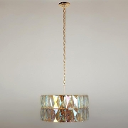 Подвесной светильник Abrasax Frieda L.9301-18GO цвет плафона/подвески Прозрачный, цвет арматуры Золото-2