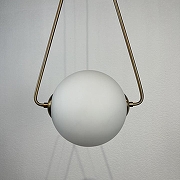 Подвесной светильник Imperiumloft LAVALIERE LAVALIERE01 цвет плафона/подвески Белый, цвет арматуры Золото-7