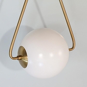 Подвесной светильник Imperiumloft LAVALIERE LAVALIERE01 цвет плафона/подвески Белый, цвет арматуры Золото-8