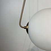 Подвесной светильник Imperiumloft LAVALIERE LAVALIERE01 цвет плафона/подвески Белый, цвет арматуры Золото-10