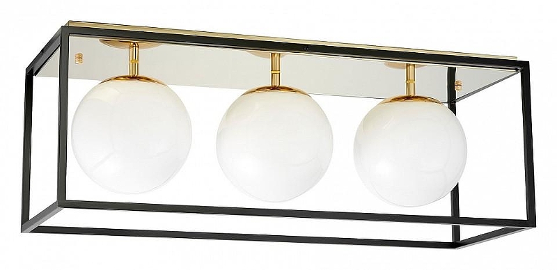 Накладной светильник LUMINA DECO LDC 8060-3 F.GD+BK 