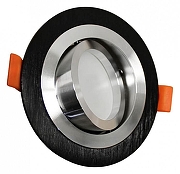 Встраиваемый светильник LUMINA DECO Duka LDC 8062-D90 BK+SL цвет Серебро, Черный-1