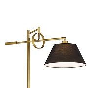 Торшер LUMINA DECO Brantol LDF 1124 MD+BK цвет плафона/подвески Черный, цвет арматуры Бронза-2