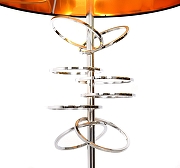 Торшер LUMINA DECO Milari LDF 5530 CHR+BK цвет плафона/подвески Черный, цвет арматуры Хром-2