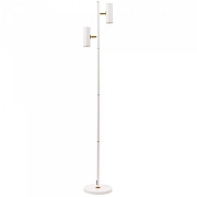 Торшер LUMINA DECO MIRRA LDF 7731-2 WT+MD цвет плафона/подвески Белый, цвет арматуры Белый, Латунь-1