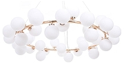 Подвесной светильник LUMINA DECO Marsiada LDP 6033-40 GD цвет плафона/подвески Белый, цвет арматуры Золото