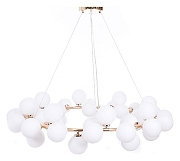 Подвесной светильник LUMINA DECO Marsiada LDP 6033-40 GD цвет плафона/подвески Белый, цвет арматуры Золото-1