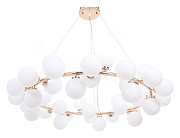 Подвесной светильник LUMINA DECO Marsiada LDP 6033-40 GD цвет плафона/подвески Белый, цвет арматуры Золото-5