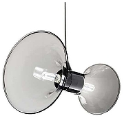 Подвесной светильник LUMINA DECO Warni LDP 6819-1 GY цвет плафона/подвески Светло-серый, цвет арматуры Хром