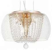 Подвесной светильник LUMINA DECO Disposa LDP 7018-400 PR+F.GD цвет плафона/подвески Прозрачный, цвет арматуры Золото