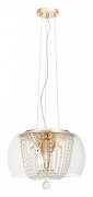 Подвесной светильник LUMINA DECO Disposa LDP 7018-400 PR+F.GD цвет плафона/подвески Прозрачный, цвет арматуры Золото-2