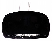 Подвесной светильник LUMINA DECO Disposa LDP 7018-500 BK цвет плафона/подвески Черный, цвет арматуры Хром