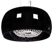 Подвесной светильник LUMINA DECO Disposa LDP 7018-500 BK цвет плафона/подвески Черный, цвет арматуры Хром-3