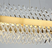 Подвесной светильник LUMINA DECO Ringletti LDP 8016-800-PR MD цвет плафона/подвески Прозрачный, цвет арматуры Бронза-6