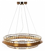 Подвесной светильник LUMINA DECO LDP 8021-600 MD цвет плафона/подвески Прозрачный, цвет арматуры Бронза-1