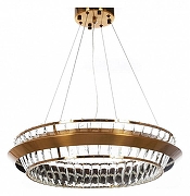 Подвесной светильник LUMINA DECO LDP 8021-600 MD цвет плафона/подвески Прозрачный, цвет арматуры Бронза-3