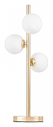 Настольная лампа LUMINA DECO MARSIADA LDT 6033-3 FGD цвет плафона/подвески Белый, цвет арматуры Золото